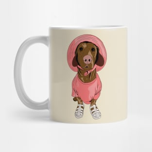 Biscuit in Pink Mug